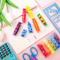 Miniatyrbild 5 av 6: 12 Mini Candy Highlighterpennor, 6 Pastellfärgade Highlighter, Plastteckningspenna för Skolbarn, Planerare, Dagböcker, Anteckningar
