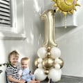 Miniatyrbild 4 av 8: Guld 8 Ballonger, 40\" Jätte Helium Folie Nummer 0-9 Ljus Guld Födelsedag Ballong för Pojkar Flickor, Självuppblåsande Siffra 8 Ballonger för Kvinnor Män Anni Champagne Gold Number 8
