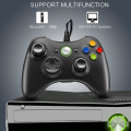 Miniatyrbilde 4 av 5: Kablet joystick, USB-kablet spillkontroller joystick med dobbel vibrasjon for PC Xbox 360 Windows