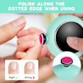 Miniatyrbild 7 av 7: Elektrisk nagelklippare för bebis, 6 i 1 batteridriven nagelklippare manikyrset, elektrisk nagelklippare för bebis nagelklippare elektrisk trimning polering Green