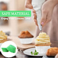 Pikkukuva 5 / 7: en Pienet paperikakkuvuoat Leivontakuppit, Rasvankestävät kakkuvuoat leivontaan, Mini Muffin Wrappers Cases Muffin Cups Cupcake Liner Bulk, Paperileivonta Green