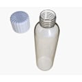 Pikkukuva 2 / 2: Monipakkaus 4 muovipulloa kierrekansilla 100 ml pullot Ihanteellinen matkustamiseen Clear