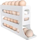 Miniatyrbilde 1 av 5: Egg Holder for Refrigerator for 30 Eggs - Automatic Rolling Egg Organizer for Refrigerator