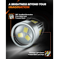 Pikkukuva 3 / 7: 9006/HB4 LED-sumuvalot, 6000K Xenon White, 27 SMD-sirua, 360 asteen valaistus, ei-napaisuus, 2 kpl White 9006/HB4