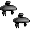 Pikkukuva 1 / 8: 2 kpl automaattista aurinkolipan pidikettä, aurinkolipan pidike, aurinkolipan pidikkeen koukku ripustin korvaava Audi A1 A3 A4 A5 Q3 Q5(8E0 857 562) A7 B6 B7 2 Pack Black