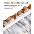Miniatyrbillede 3 af 7: Medium brusebadshætte til piger og kvinder, mystiske brusebadshætter med brun blonde, genanvendelig vandtæt badehætte Mysterious Medium (Pack of 1)