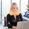 Miniatyrbilde 7 av 7: Pute Cartoon Dyre Nakkestøtte Pute 30 * 30cm Memory Foam Nakkepute U-formet Elastisk Barn Reisepute Bærbar U-formet Pude for J 30*30cm