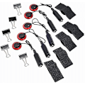 Miniatyrbillede 4 af 4: Piezo Kontaktmikrofon Mic. Pickup til Guitar Violin Viola Cello Banjo Sort 5stk