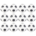 Miniatyrbillede 2 af 2: 12 stk. Sort og hvid fodboldlegetøj bordfodbold fodbolde udskiftningsbolde bordfodboldspil bold tilbehør
