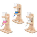 Miniatyrbild 4 av 4: Hamsterflaskedispenser 120 ml ingen plast dropp hängande kanin vattenflaska automatisk husdjur
