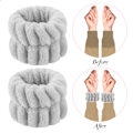 Miniatyrbillede 5 af 5: 2 stk. Mikrofiber Håndledsvask Bånd til Kvinder, Absorberende Håndledsbånd Håndleds Svedbånd til Piger Forhindrer Vand i at Spilde Ned ad Dine Arme