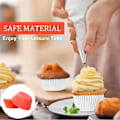Miniatyrbillede 5 af 7: Røde papirkageforme til cupcakes, King Charles kroningsdekorationer, bageforme, cupcakeforme til bagning, mini muffinforme, muffinforme, pap Red