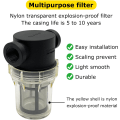 Miniatyrbilde 3 av 7: 1/2\" hunn NPT in-line sil med 100 mesh rustfritt stål filter (1/2“ 100 mesh)