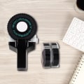 Miniatyrbillede 5 af 8: abel-printer, med manuel tape-etiketmaskine, etiket-optager, til hjemmet, etiketmaskine-prægemaskine black
