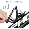 Miniatyrbillede 5 af 8: Cykel Vandflaskeholder, 2 stk. Plast PC Cykel Vandflaskeholder, Cykel Kopholder, Cykel Flaskeholder til Landevejscykel og Mountainbike, #6 Type B #2 Bicycle Holder