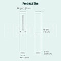 Miniatyrbilde 2 av 8: Håndholdt dusj håndholdt dusjspray baderom dusjstav høytrykks luksus hånddusj messing høystrøms hånddusjhode, dobbeltfunksjoner Polished Chrome Dual Functions Style