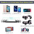 Miniatyrbilde 5 av 5: Tabletholder for seng, justerbar og sammenleggbar med 360 graders rotasjon for iPhone, iPad, mobiltelefon, nettbrett, Kindle Fire eller andre enheter 1,85\"-12,8\"