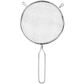 Miniatyrbillede 2 af 4: 14,5 cm lang håndholdt metalsigte, køkkenredskab til si, dræn, vask og et bredt udvalg af fødevarer, med fintmasket net til nem Tin 14.5cm / 5.5 Inches