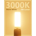 Miniatyrbild 3 av 8: G9 LED-lampor 7W, Varmvitt 3000k, LED-lampor G9, motsvarande 70W halogenlampor, ingen flimmer, icke-dimbar, energibesparande LED-lampor, 700LM, AC