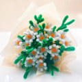 Pikkukuva 5 / 5: 100 KPL Tummanvihreitä Piippurasseja Askarteluun, 30 cm x 6 mm Chenille-varsia DIY-jouluaskarteluun