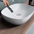 Miniatyrbild 6 av 8: Handhållen dusch Handhållen duschspray Badrum duschstav Högtryckslyxig handdusch Mässing Högflödes handduschhuvud, dubbla funktioner Matte Black Dual Functions Style