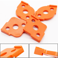 Miniatyrbillede 7 af 7: Radius Jig Router Skabeloner Hjørneradius Fræsning Skabeloner, ABS+CNC Høj Hårdhed Behandling Lim, Fræsning Afrundede Hjørner Bit Skabeloner, R5 2 sets of 8 packs