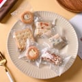 Miniatyrbilde 7 av 7: 200 stk Klart Cellofanposer Kjeksposer Hvit Prikk Emballasjepose Plast Små Søtsakerposer for Bakeri Kake Godteri Gave