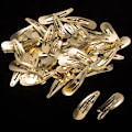 Pikkukuva 4 / 6: 50 kpl Snap-hiuspinnejä Hiustenpidikkeet Lapsille, Tytöille ja Naisille, 50 mm (Kulta) Gold 50 count (Pack of 1)