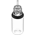 Miniatyrbild 2 av 8: V3 10ml PET Plast Enhörningsflaskor för vätskor - Tomma droppflaskor - 20x 10ml (Klar flaska med svart lock) Clear Bottle With Black Cap