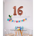 Pikkukuva 6 / 7: Numeropallon, värikkäät helium-numeropallon syntymäpäiväpalloihin, itse täyttyvät numeropallon, foliopallon syntymäpäiväjuhliin, uuden vuoden koristeluun Choc #16 Large