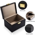 Miniatyrbillede 6 af 7: Faraday Box, [Plus Faraday Pouch] Diyife 16,5 x 12,3 x 9,3 cm Stor Faraday Box til Bilnøgler, Anti-Tyveri Nøglebeskytter RFID Signal Blokeringsboks Large plus pouch
