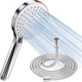High-Pressure Shower Head with Hose - Water-Saving Limescale-Resistant Rain Shower Head with 5 Modes