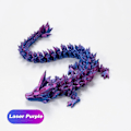 Miniatyrbild 3 av 5: 3D-printad drake med överraskningsägg, dekorativt påskäggsfyllmedel, påskgåva till pojkar barn heminredning, exekutiv drake fidget bordsleksak (Lila) Purple