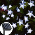 Solar String Garden, 7 meters 50 LED Star String Lights Outdoor LED Waterproof 8 Modes Decorative Lighting, Cool White