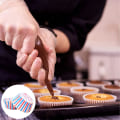 Miniatyrbilde 4 av 7: Røde, blå og hvite papir cupcake-former, King Charles Coronation Decorations Baking Cups, Cupcake-former til baking, Mini Muffin Wrappers Cases Muffin Cup White/Red/Blue