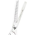 Miniatyrbilde 6 av 6: Hårtynningssaks 6,5 tommer Barber Hår Saks for Hårklipp, Teksturering & Styling - Rustfritt Stål Silver 1 Count (Pack of 1)