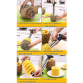 Miniatyrbilde 3 av 5: Ananas Kutter, Ananas Kutter i Rustfritt Stål, Ananas Skjærer, For Hjemmet