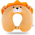 Miniatyrbilde 1 av 7: Pute Cartoon Dyre Nakkestøtte Pute 30 * 30cm Memory Foam Nakkepute U-formet Elastisk Barn Reisepute Bærbar U-formet Pude for J 30*30cm
