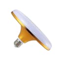 LED-pære E27 E27 UFO 20W høyeffekt flat lampe Egnet for fabrikk, garasje, (størrelse: varmhvit) 12*9cm