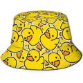 Miniatyrbild 1 av 5: EN Hinkar Mode Solhatt Packbar Utomhus Fiskarehatt för Kvinnor och Män Rubber Duck Pattern One Size