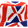 Pikkukuva 4 / 7: Söpö ämpärihattu rannan kalastajanhatut naisille, kääntyvä kaksisuuntainen kulutus Union jack Large