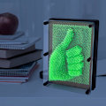 Miniatyrbillede 4 af 8: 48109 Glow in the Dark Pin Art Impression Legetøj/Ideel til Hjemmet og Kontoret/Nyhedssjov Gave / 3D Sjov Skrivebords Skulptur Gadget/Klassisk Retro Spil / 1 Glow in the Dark