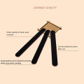 Miniatyrbilde 7 av 8: Neglefil og buffersett 12 stk, 100/180 Grit Profesjonell neglefil Sanding Block Polisher Buffing File Buffer Blokker for å fjerne riller/neglbånd Black Nail Files & Buffers Set (6+6)