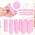 Miniatyrbilde 4 av 7: 10 stk neglebufferblokk, profesjonelle 120 grit neglefilblokker for naturlige akrylnegler, neglebufferblokker manikyrpedikyrverktøy for gel negler Pink