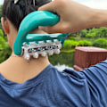 Miniatyrbilde 5 av 6: Anti-cellulittmassasjer Fascia Release og Muskelmassasjerulle Mini Triggerpunkt Dypvev Myofascial Release Verktøy Kroppsmassasjer for Menn og Green