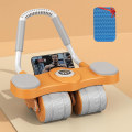 Pikkukuva 1 / 7: Abs Roller Wheel with Timer, Abdominal Exercise Roller Elbow Support core Exercise Equipment, Automatic Rebound Abdominal Wheel with Knee Mat for F Orange