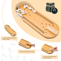 Miniatyrbilde 3 av 5: Bordplate Mini Bowling Spillsett, Tre Bowlingsett i Tre for Hjemmekontor, Bursdag Morsomme Gaver til Menn Kvinner Voksne Tenåringer Gutter