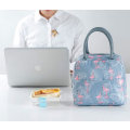 Miniatyrbillede 7 af 8: Frokostpose, Isoleret Frokostpose Køletaske Bærbar Flamingo Termisk Frokostposer Organizer Tote Taske til Kvinder Voksne Børn Arbejde Skole Picnic Flamingo
