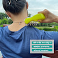 Miniatyrbilde 4 av 6: Anti-cellulittmassasjer Fascia Release og Muskelmassasjerulle Mini Trigger Point Dypvev Myofascial Release Verktøy Kroppsmassasje for Menn og Yellow