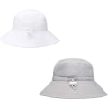 Pikkukuva 2 / 4: Baby Sun Hat Smile Face Toddler UPF 50+ Aurinkosuojakauhahattu Mukava rantahattu vauvatytölle ja -pojalle Säädettävä lippis Gray+white 918 Months